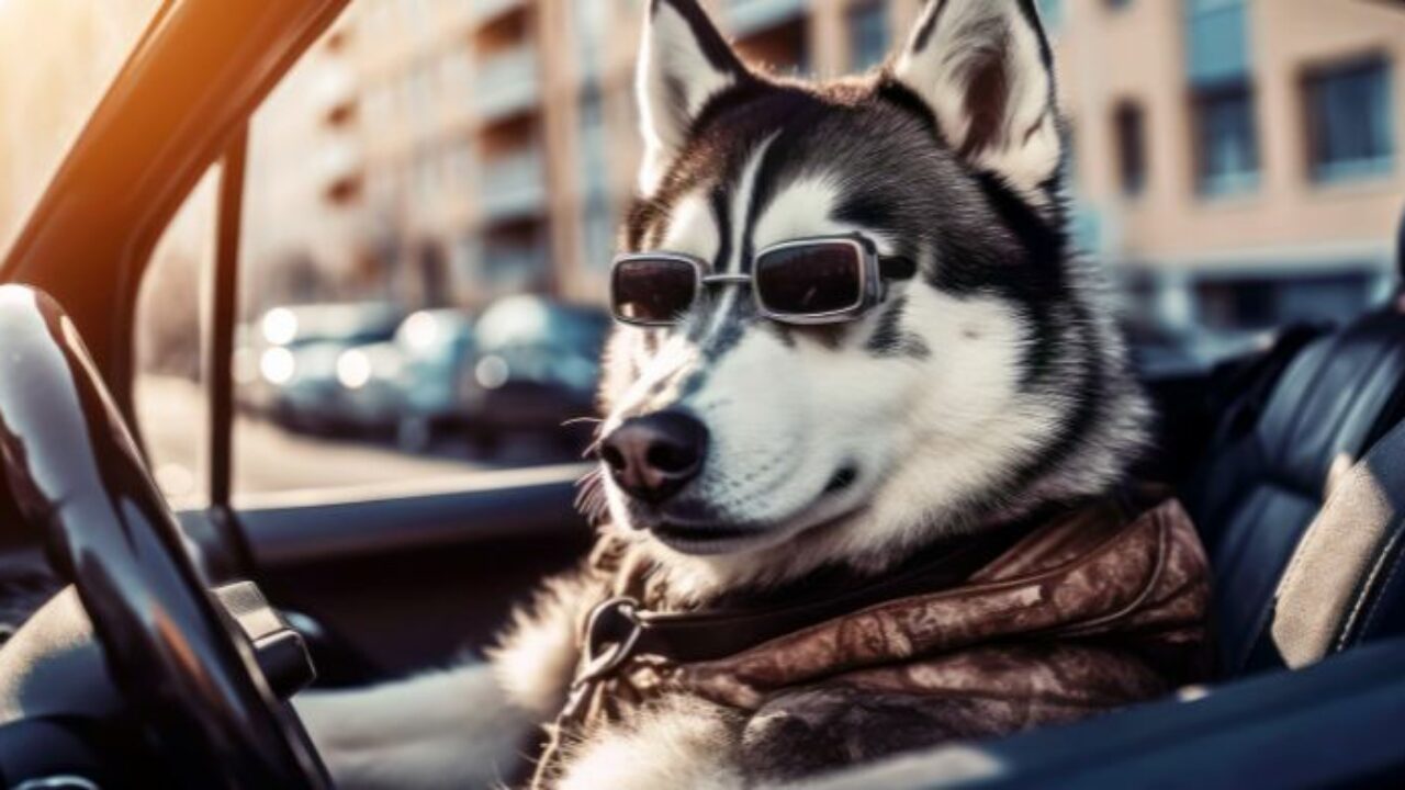 ▻ Un perro es pillado conduciendo un coche a alta velocidad - Yo amo a las  mascotas